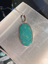 Small oval Turquoise pendant