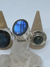 Regal Labradorite Ring   Size 9