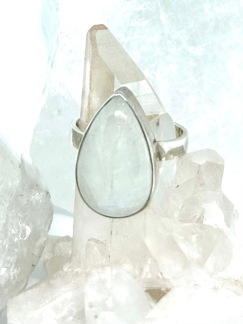 Moonstone Tear Ring