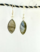 Faceted Labradorite earrings