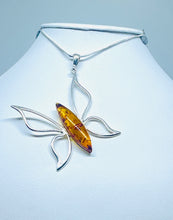 Butterfly Amber Pendant