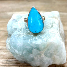 Hemimorphite Drop Ring