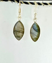 Faceted Labradorite earrings