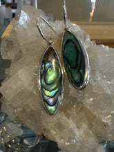 Paua Shell oval earrings