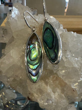 Paua Shell oval earrings