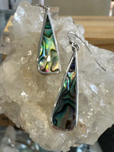 Paua shell dainty earrings