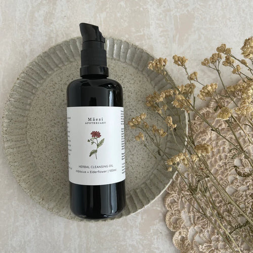 Maesi Herbal Cleansing Oil | with Elderflower + Hibiscus