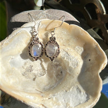 Moon stone earrings