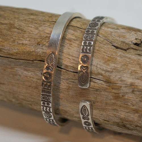 Nature Lover Silver Cuff