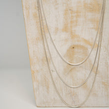Silver Snake Chain Necklace - various lengths