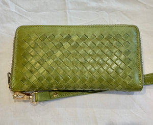 SALE! Jindy cow hide Woven wallet