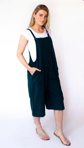 Elise Cotton overalls 3/4 length