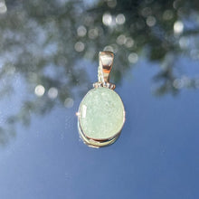 Aquamarine Faceted Blue Pendant