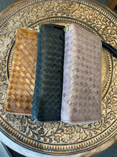 SALE! Jindy cow hide Woven wallet