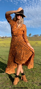 Silk wrap dress from India - Unique to Mountain Spirit Coming Soon!