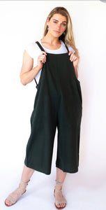 Elise Cotton overalls 3/4 length