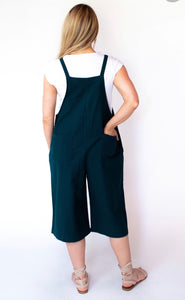 Elise Cotton overalls 3/4 length