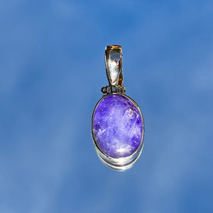 Indigo Transforming Tanzanite pendant