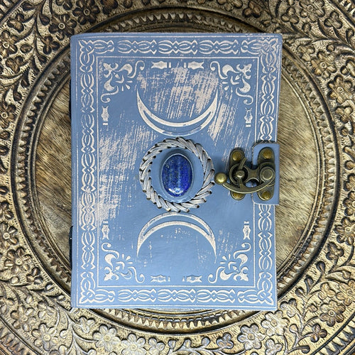 Lapis Lazuli Leather Journal