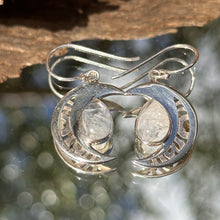 Lunar Moonstone earrings