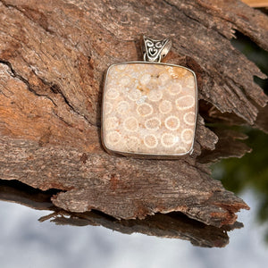Ancient Fossil Coral Pendant